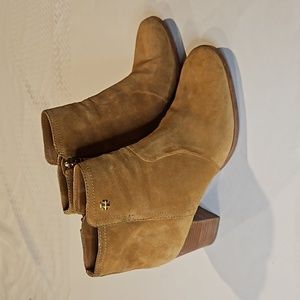 Tory Burch Sabe Caramel Booties size 11